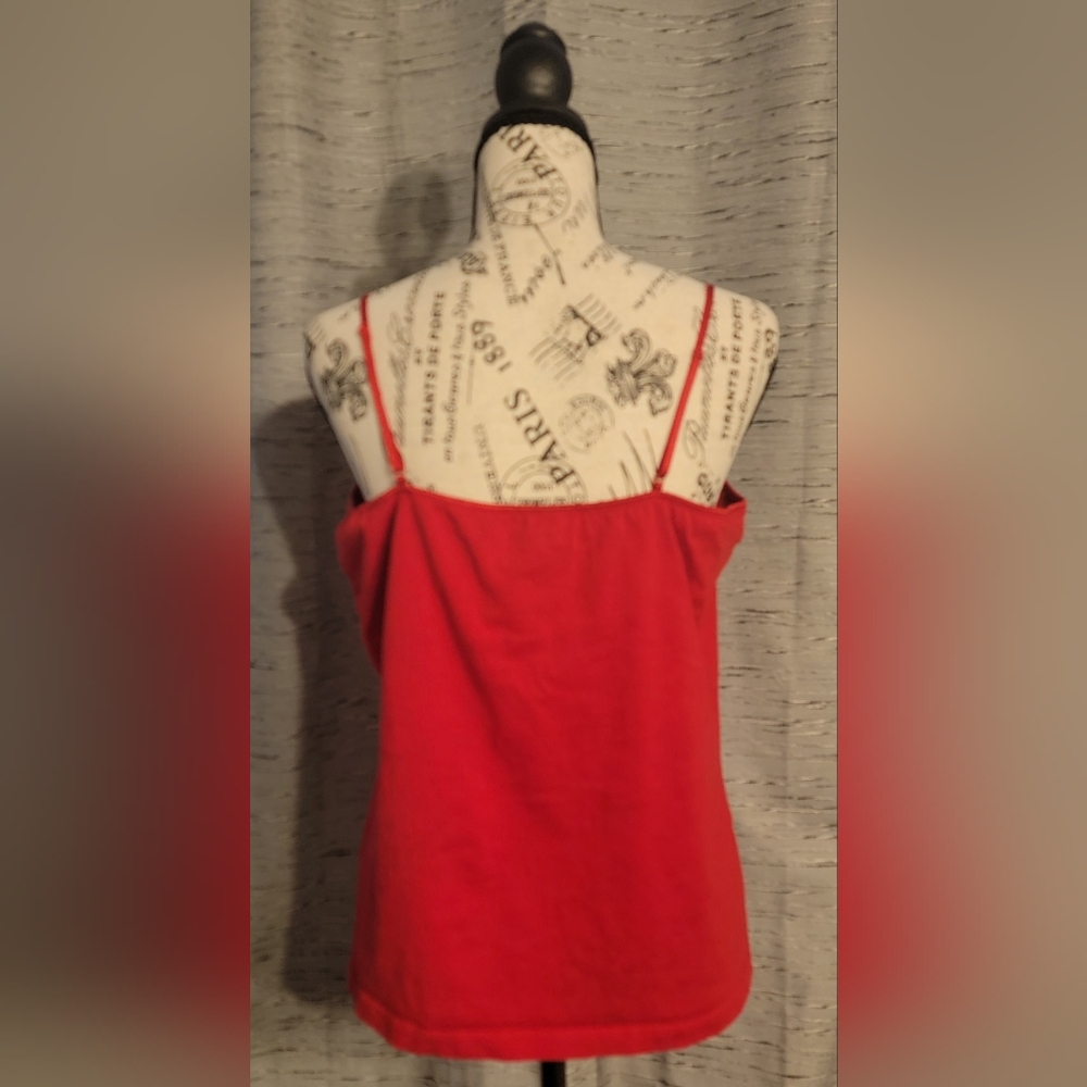 New Directions Vibrant Pinkish Red Camisole - Picture 2 of 3